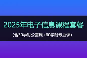 2025年电子信息课程套餐
